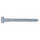 Coach Screw - M10 x 75mm - Zinc Plated - Pack of 5