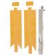 Lever Action Flush Bolt - Fire Rated - Square - 200 x 20mm - Satin Stainless Steel