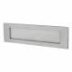 Letter Plate - 254 x 74mm - Satin Chrome