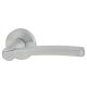 Satin Chrome Door Handles on Round Rose - Condor Range