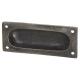 Rectangular Flush Cabinet Pull Handle - 90 x 40mm - Pewter Effect
