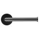 Epsom Flexi-Fix Round Toilet Roll Holder - 162 x 83.5 x 54mm - Matt Black