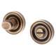 Parisian Bathroom Turn & Release - 40mm Diameter - Antique Brass