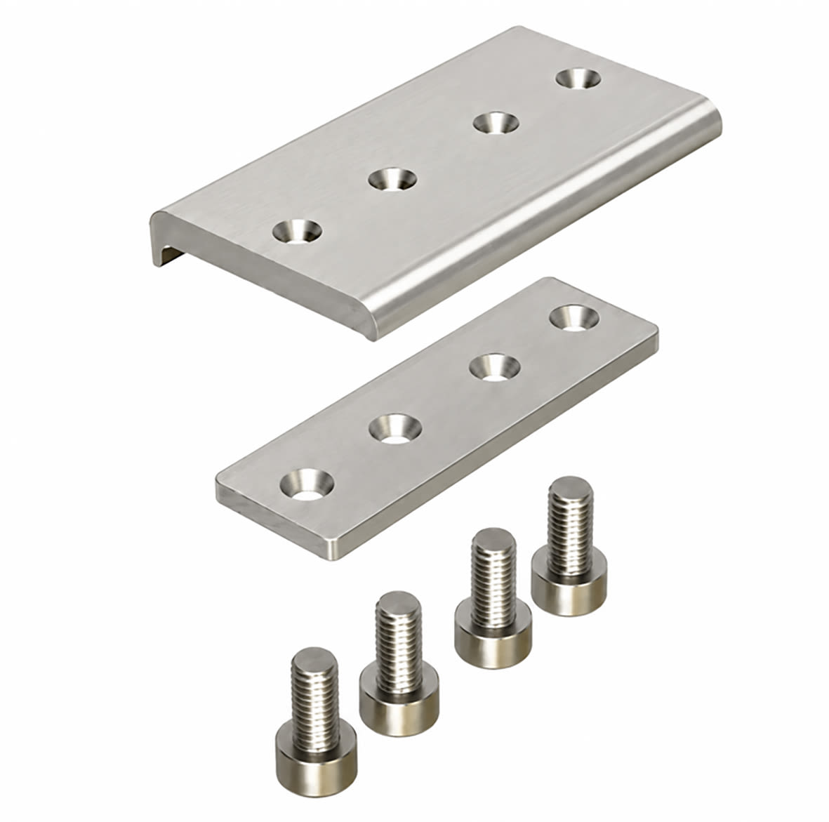 Joining Kit for Double Doors - Satin Silver