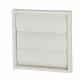Gravity Wall Grille - 4"/100mm - White