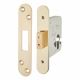 Architectural Euro Profile Deadlock - 78mm Case - 57mm Backset - Radius - PVD Brass