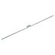 Single U-Rail Offset Espagnolette uPVC Window Lock - 1000mm Length - 25mm Backset - 8mm Cam