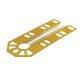 Horseshoe Packer Shims - 101 x 43 x 1mm - Yellow - Pack of 200