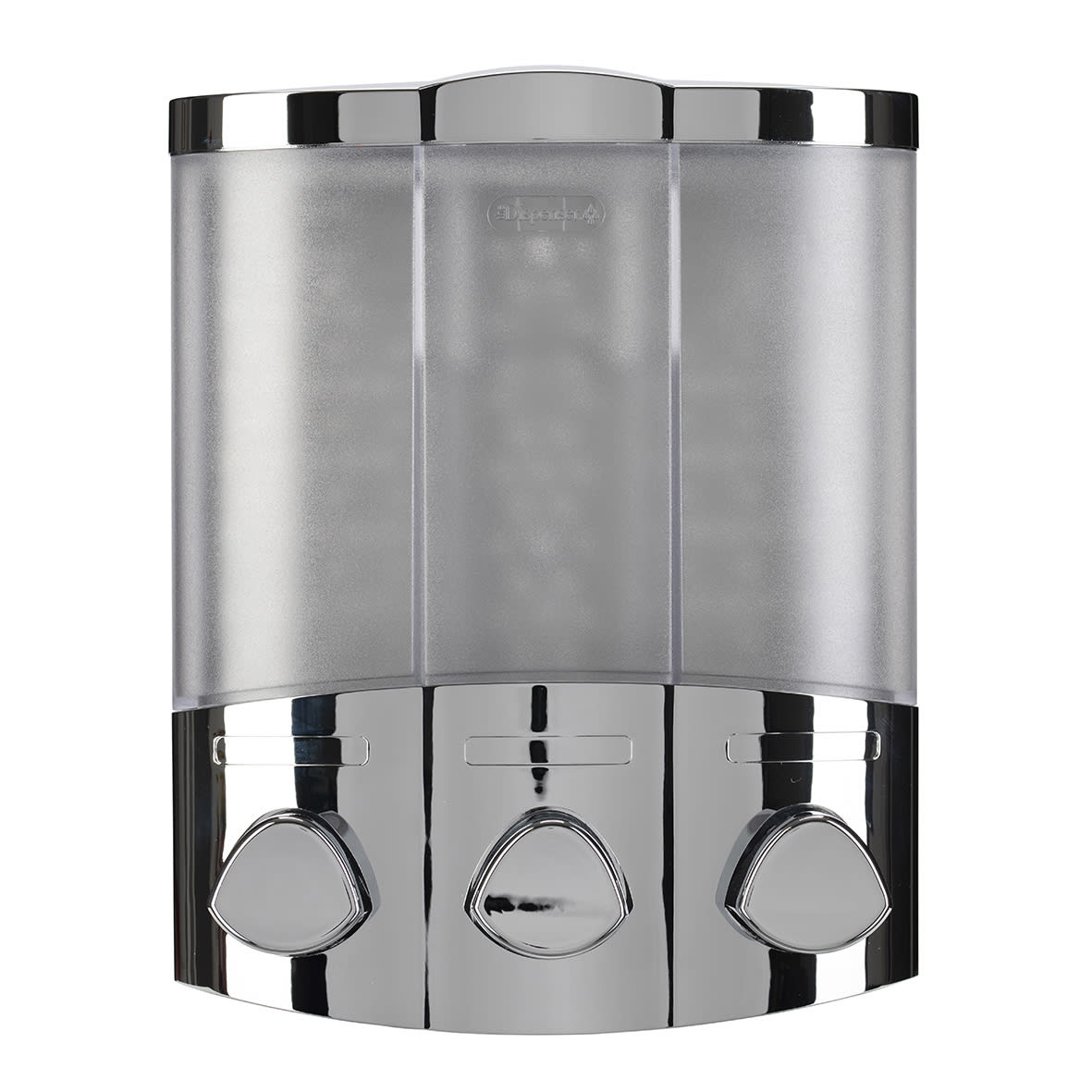 Euro Wall Mounted Trio Soap Dispenser - 180 x 100 x 230mm - Chrome