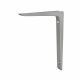 Aluminium Shelf Bracket - 150 x 200mm - Silver