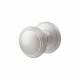 Satin Chrome Rimmed Mortice Door Knob - 70mm Rose Diameter - Delamain Range