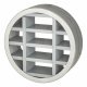 LVC Circular Air Transfer Vent - FD60 - 123mm Diameter