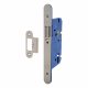 DIN Euro Mortice Nightlatch - 85mm Case - 60mm Backset - Radius - Satin Stainless Steel