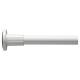 Shower Rail - Telescopic Rod - 1100-2600mm Length - White