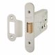 Heavy Duty Bolt Through Flat Latch - 104mm Case - 82mm Backset - Radius - Satin Stainless Steel
