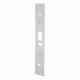 4720 Screw Cylinder Deadlatch Faceplate - 202 x 31mm - Satin Anodised Aluminium