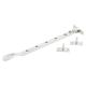 Budget Victorian Casement Window Stay - 10"/250mm Length - Polished Chrome