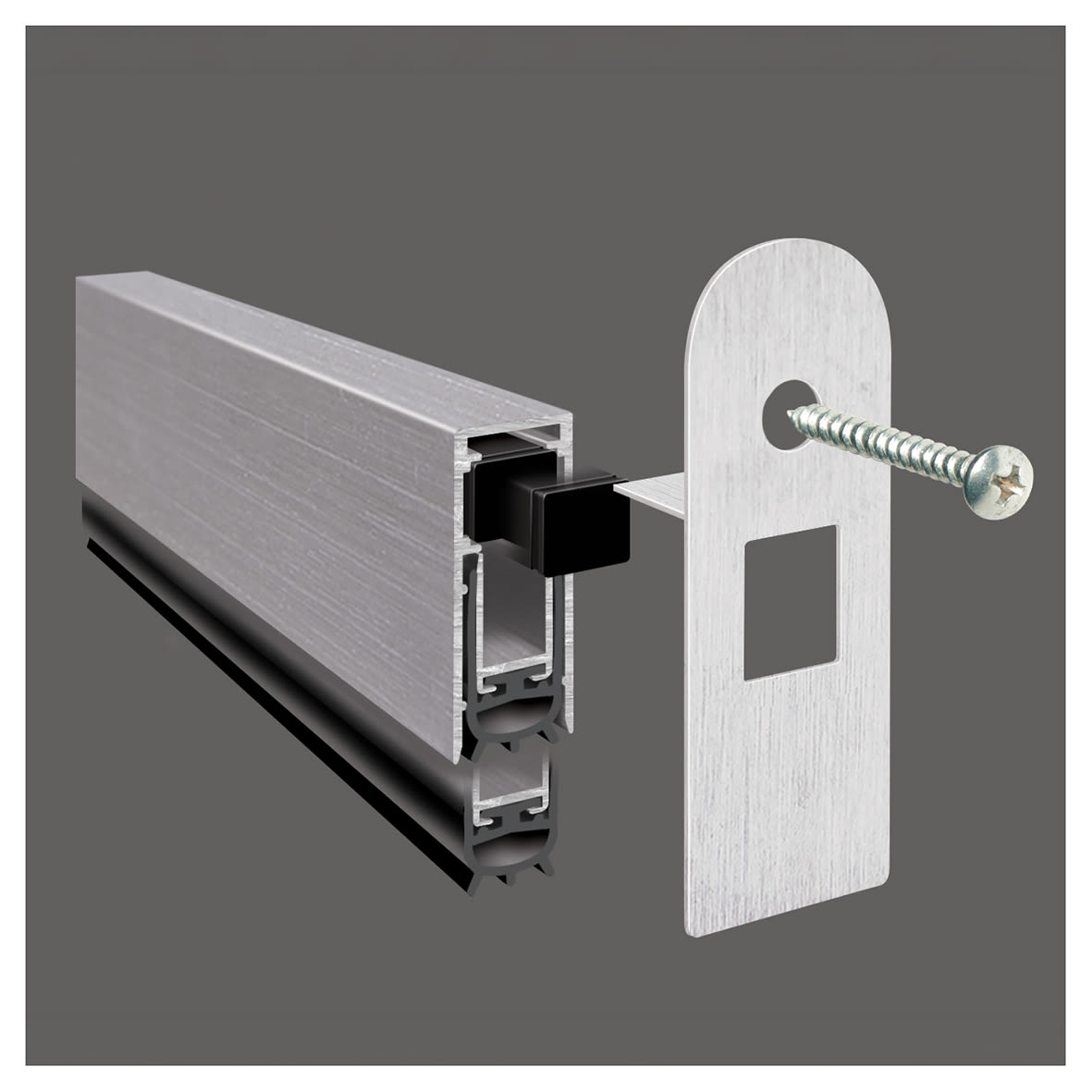 Concealex A8100 Superior Acoustic Drop Down Seal - 726mm Length