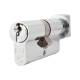 10 Pin 64mm Euro Thumbturn Cylinder - 32mm Turn + 32mm - Pol Chrome - Keyed to Differ