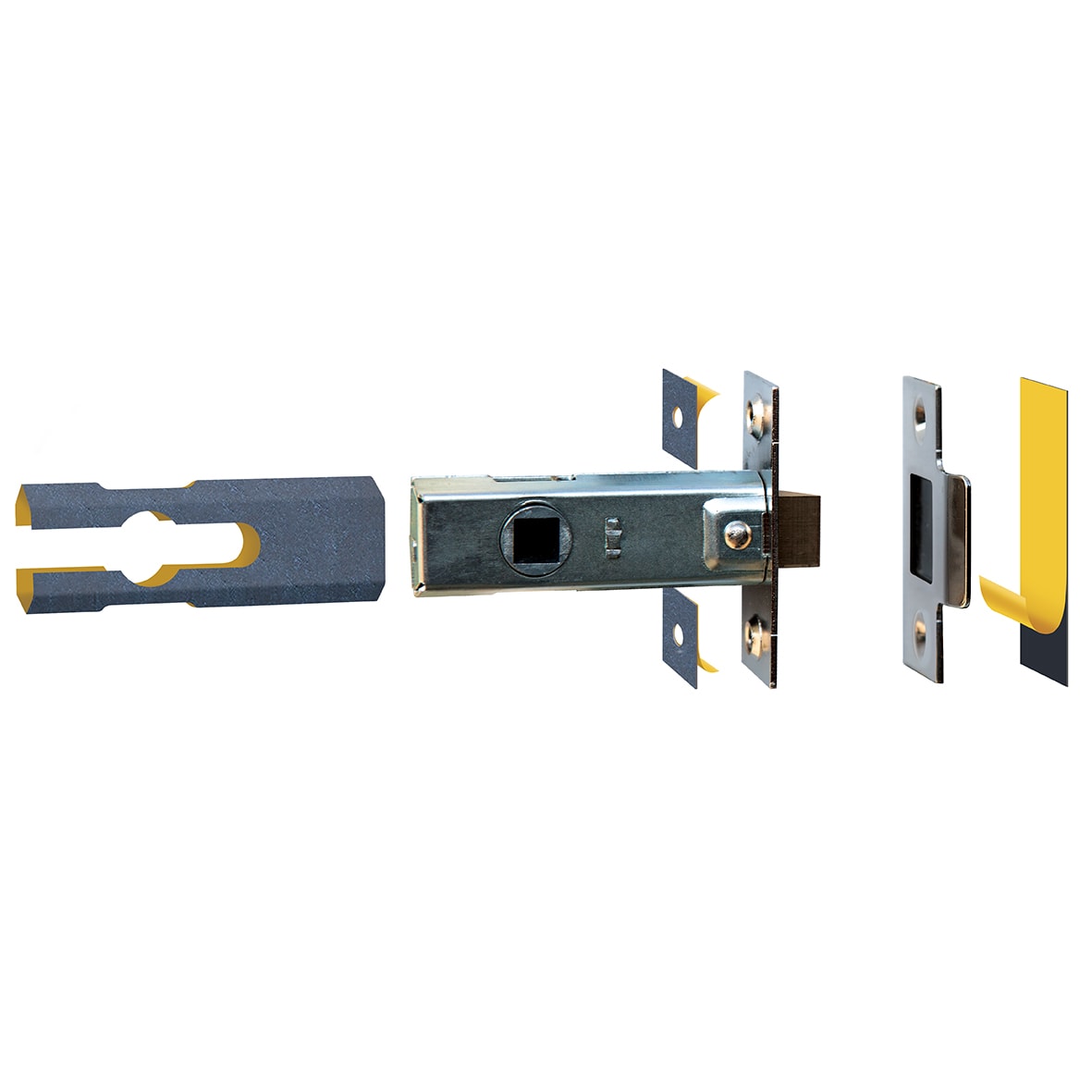Universal Intumescent Kit for Tubular Latches - & - 64-76mm Backset
