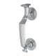 Doctor Door Knocker - Satin Chrome - 192 x 48mm
