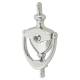 AR727K Traditional Urn Door Knocker With Viewer - Polished Chrome - 151 x 76mm