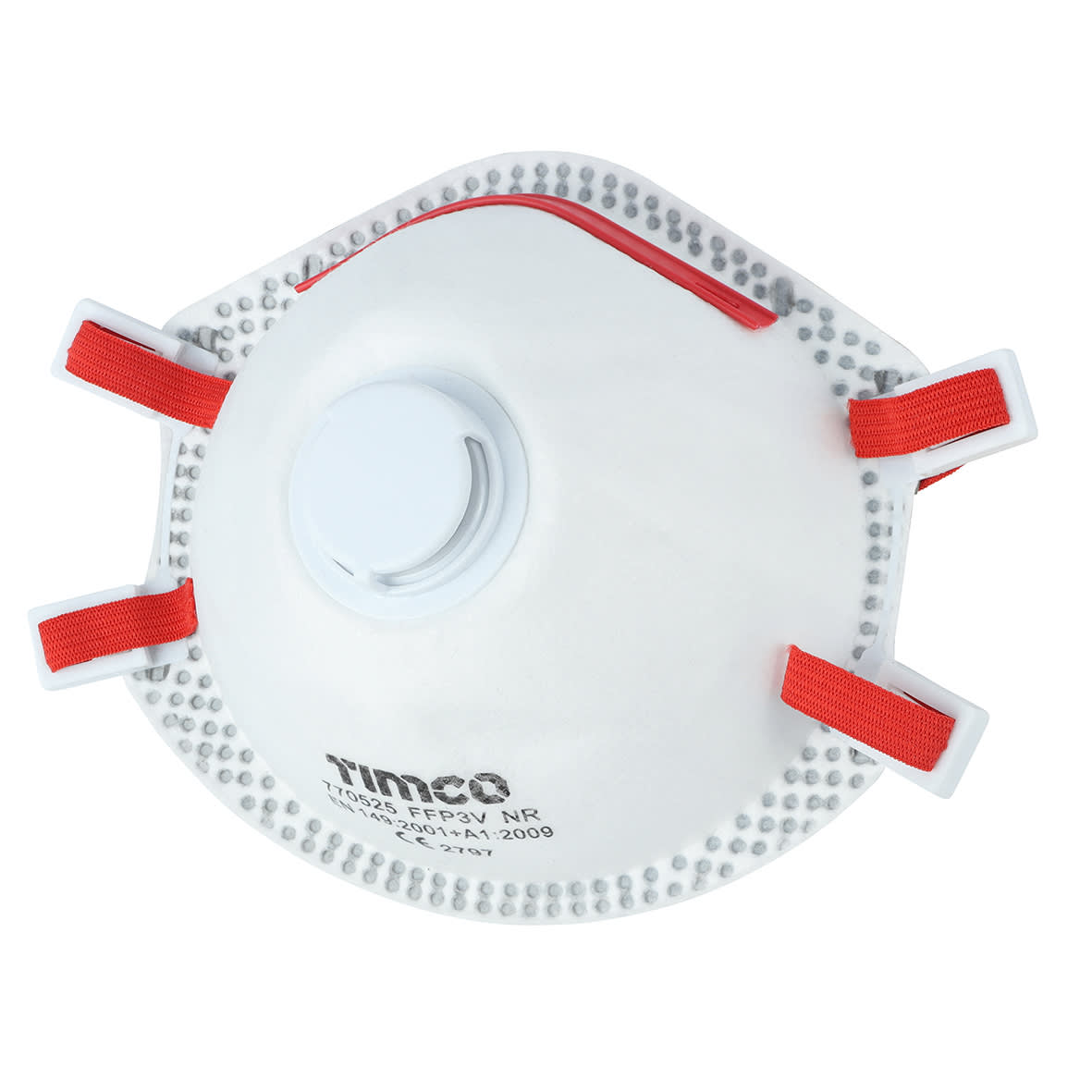 Moulded Valved Mask - - Pack of 3