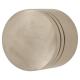 Turned Lined Round Cabinet Knob - 30mm Diameter - Satin Stainless Steel