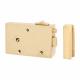 Bathroom/Bedroom Rim Latch - 128 x 79mm - Right Hand - Brass