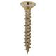 Classic Pozi Countersunk Wood Screws - 6.0 x 40mm - Yellow Zinc - Pack of 200