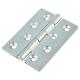 Double Pressed Steel Butt Door Hinge - 100 x 73mm - Zinc Plated - Pair