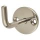 Single Coat Hook - 32 x 25mm - Satin Stainless Steel