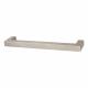 14mm Square D-Bar Cabinet Pull Handle - 128mm Centres - Satin Stainless Steel