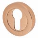 Escutcheon - 50mm Diameter - Euro - Polished Copper