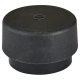 Nylon Floor/Wall Mounted Door Stop - 32 x 20mm - Ebony Black