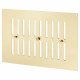 Hit & Miss Vent - 242 x 165mm - Polished Brass