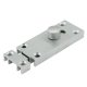 Satin Chrome Bathroom Slip Straight Barrel Bolt - 65 x 25mm