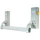 Single Door Panic Latch - Timber Door - Silver