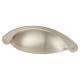 Chest Drawer Cabinet Cup Handle - 64mm Centres - Satin Nickel