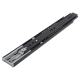 45.5mm Ball Bearing Soft Close Drawer Runner - Full Extension - 550mm Length - 25kg - Black