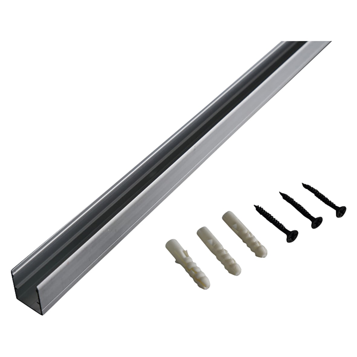 LED Surface Mount Profile for 13 x 12mm Top Bend Neon Strip Light - 1000mm - Aluminium