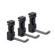 Garage+ Storage Top Track System - Small Hook for Storage Track - Matt Grey - Pack of 3