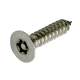 6-Lobe Pin Self Tapping Security Screws - 8 x 2" - T20 - Pack of 100