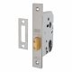 Oval 2141 Deadlock - 65mm Case - 44.5mm Backset - Satin Stainless Steel