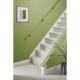 40mm Complete Handrail Kit - 3600mm Length - 201 Brushed Stainless Steel