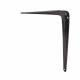 London Pattern Shelf Bracket - 200 x 150mm - Black