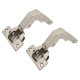 CLIP Top Soft Close Blind Corner Cabinet Hinge - 95° - Overlay - Zinc Plated - Pair