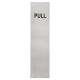 Stainless Steel Finger Plate - Pull - 300 x 75 x 1.2mm - Satin
