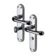 Polished Chrome Bathroom Door Handles - Donna Range - 183 x 42mm