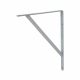 Strong Shelf Bracket with Centre Stay - 455 x 405mm - Grey